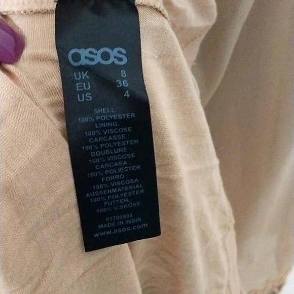 Women's Natural Asos Maternity Flapper Dress with Embellishment Size US 4 - Picture 7 of 7